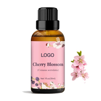 Huile de fleur de cerisier à étiquette privée OEM, huile parfumée Sakura, emballage personnalisé, huile de fleur de cerisier pour cosmétiques, bougies et parfums d'intérieur