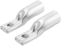 GORAN TPE Schmalkragen-Kupferrohrklemme, Flache Verzinnte Kupferkabelklemme für 50-240mm² Stromkabel, Schmaler Crimp-Drahtverbinder