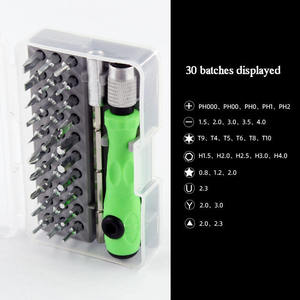Mini destornillador 32 en 1, juego de herramientas de mano, juego de destornilladores sin chispas de varios tamaños para reparación de teléfonos móviles y computadoras - Product Image 6