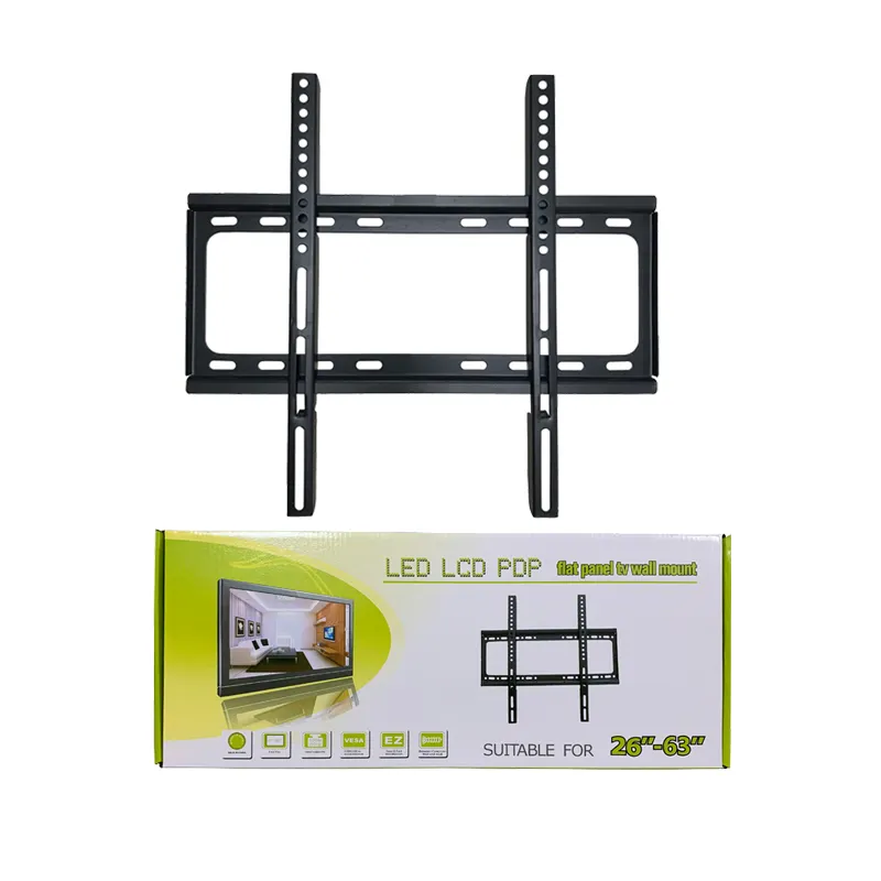 Manufacturer supply universal Led LCD stand TV wall mount bracket fit for 26"- 63"