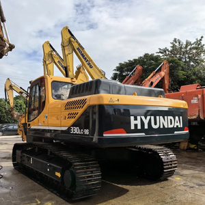 Excavatrice à Chenilles Hydraulique d'Occasion Hyundai 330lc-9s 160kw Moteur 2023 Modèle 33 Tonnes Moteur & Boîte de Vitesses en Vente - Product Image 1