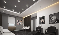 Kursi Salon Fashion Premium, Stasiun Styling, Unit Backwash, Cermin, Lemari Pajangan, Furnitur, Desain Interior