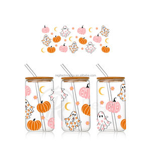 हेलोलीन 16 औंस और 20 औंस उच्च गुणवत्ता वाले कप रैप हस्तांतरण कप के लिए नवीनतम uv कप के लपेटें - Product Image 3