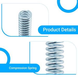 Helical Cylindrical Flat Wire <b>Compression</b> <b>Spring</b> - Product Image 6