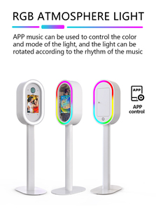 Cabina Fotografica Portatile Compatibile DSL per Guacamole e Patatine, Forma Ovale con Luce Flash per Feste ed Eventi a <span class=keywords><strong>Noleggio</strong></span> - Product Image 6