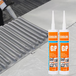 Pegamento de construcción negro transparente Sinolink, tubo sellador de silicona GP transparente, 280ML, 300ML, adhesivos y selladores acéticos para vidrio - Product Image 3