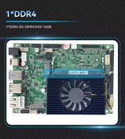 Placa Base Integrada Elkhart Lake J6412 Compatible con Windows 10 y Linux, 1 Puerto LAN Gigabit, 2 Puertos COM, 7 Puertos USB 2.0, 2 Puertos USB 3.0