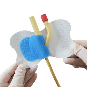 Kateter <span class=keywords><strong>Foley</strong></span> uretra steril medis sekali pakai, perangkat fiksasi dasar non-tenun dengan pemegang kateter tipe disinfektan EOS - Product Image 1