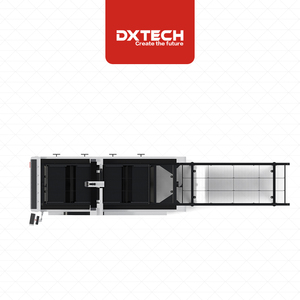 Máquina de Corte Láser de Fibra CNC DXTECH Serie EL de 1.5-6kW con Plataforma de Intercambio |   Cortadora Láser de Chapa Metálica para Acero al Carbono - Product Image 1