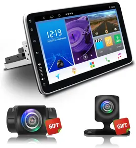 Leiying-autoradio Android, Carplay, écran tactile IPS, ajustable, 1 Din, lecteur multimédia stéréo, avec Angle de visée, pour voiture