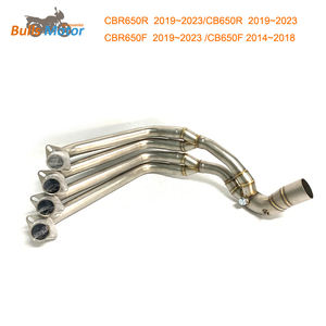 Bonne qualité CBR650R CB650R <span class=keywords><strong>Moto</strong></span> échappement avant tuyau d'échappement <span class=keywords><strong>Moto</strong></span> échappement pour <span class=keywords><strong>Honda</strong></span> cbr650f cb650f - Product Image 3