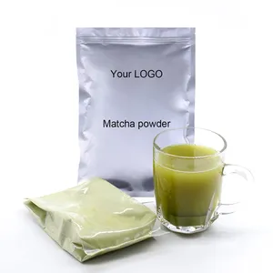 Matcha all'ingrosso proprio marchio 100% naturale puro tè verde matcha in polvere