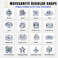 Testeur de diamant de passe en gros VVS blanc D couleur diamant simulé avec certificat GRA pierre de Moissanite en vrac de coupe ovale