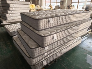Matelas à ressorts ensachés Queen King 20cm de 8 pouces à prix bon marché pour hôtel Matelas orthopédique à ressorts de 8 pouces Matelas à ressorts orthopédiques Lit enroulé dans la boîte - Product Image 6