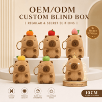 Capybara Chill Club Mystery Bag : Peluche personnalisée, breloque de sac, boîte mystère, vente en gros, OEM, ODM, mascotte douce personnalisée