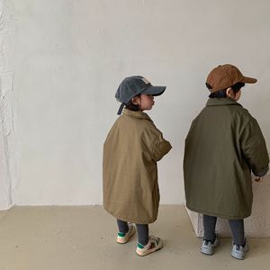 LOGO personnalisé en usine OEM Vestes d'hiver pour enfants Veste <span class=keywords><strong>longue</strong></span> rembourrée pour garçons Vestes pour enfants - Product Image 6