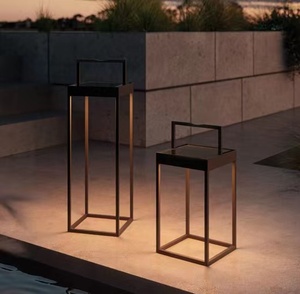 Moderna lampada a LED a energia solare semplicità in metallo creativo decorativo per interni ed esterni Led Senior 4W lampade da tavolo da terra di lusso - Product Image 1