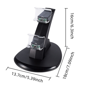 Bộ điều khiển Bộ Sạc <span class=keywords><strong>Dock</strong></span> trạm cho P4/P4 Slim/P4 Pro kép USB Sạc <span class=keywords><strong>Dock</strong></span> trạm đứng cho P4 - Product Image 2