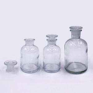 Factory Directly Sale Clear Glass Reagent Bottle Medical 250ml 500ml Round Wide Mouth Restaurant Table Floor <b>Flower</b> <b>Tall</b> <b>Vase</b> - Product Image 1