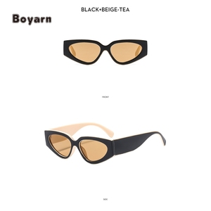 Boyarn March <span class=keywords><strong>Cat</strong></span> Eye <span class=keywords><strong>Lunettes</strong></span> <span class=keywords><strong>de</strong></span> <span class=keywords><strong>soleil</strong></span> <span class=keywords><strong>de</strong></span> luxe pour femme <span class=keywords><strong>Lunettes</strong></span> <span class=keywords><strong>de</strong></span> <span class=keywords><strong>soleil</strong></span> vintage multicolores pour femme - Product Image 4