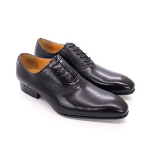 Haut de gamme sur mesure nouveau design en cuir véritable chaussures d'affaires décontractées pour hommes - Product Image 5