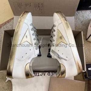 Chaussures de sport classiques Golden Star TOP avec logo personnalisé, chaussures plates pour hommes, baskets en cuir véritable pour femmes, chaussures de skateboard pour homme - Product Image 4