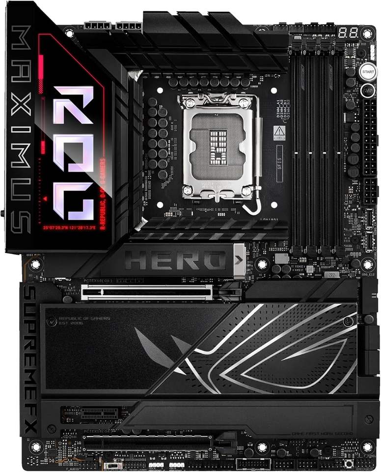 ROG MAXIMUS Z890 HERO ATX Intel Z890 Chipset DDR5 4-Channel Gaming ...