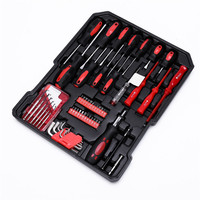 Kit d'Outils Ménagers 187 Pièces, Ensemble de Réparation Automobile, Boîte à Outils Portable pour Réparation de Voiture