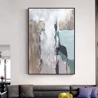 Tableaux décoratifs modernes sur toile, peinture à l'huile faite à la main, peinture abstraite de grande taille pour la décoration murale du salon