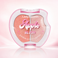 ODM Private Label Apple Blush Compact Poudre Lisse et Estompable Éclat Radieux Application Facile Maquillage pour Filles E-commerce