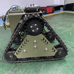 Châssis triangulaire Jia 500x500 pour pièces de char RC avec chenilles en caoutchouc pour véhicules télécommandés - Product Image 1