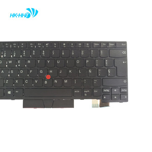 HK-HHT SP Espanhol sem teclado retroiluminado teclado Para Lenovo <span class=keywords><strong>Thinkpad</strong></span> T470 T480 - Product Image 5