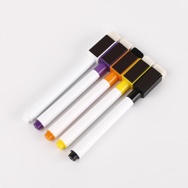 Магнитные стираемые сухие маркеры, пластиковая маркерная ручка для белой доски