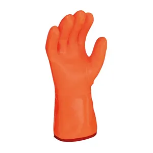Guanto in PVC Flessibile Arancione Juba 5681 0 9 L - Product Image 2