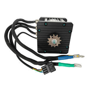 Moteur sans balais <span class=keywords><strong>SOTION</strong></span> FW23 avec arbre cannelé, 72V, installation centrale, puissance de 8KW, puissance nominale de 16KW pour vélo électrique - Product Image 4