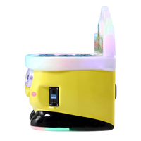 Machine de jeu d'arcade pour enfants à monnayeur : Jouet de frappe Crazy Frog Hammer avec interface en anglais