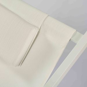 TIPTOP Sedia <span class=keywords><strong>da</strong></span> Spiaggia <span class=keywords><strong>Pieghevole</strong></span> Regolabile in Legno e Metallo per Esterni, Sedia Prendisole in Alluminio per Piscina Estiva - Product Image 4