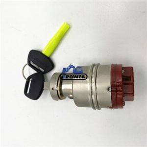 Interrupteur d'allumage et clé de démarrage pour excavatrices CX130 CX130B CX130C SH135-5 SH210-5, pièces électriques pour engins de construction KHR3078 - Product Image 4