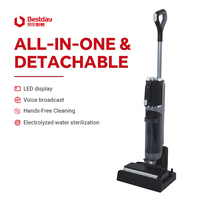 Aspirateur sans fil autonettoyant, nettoyeur de sols humide et sec, tout-en-un, portable, sans fil, pour la maison