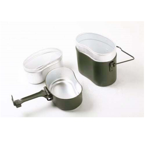 DFM1104 - Juego de 3 recipientes para comida con tapa y 2 compartimentos, para trabajo al aire libre, combate, etc. (CN/GUA) - Product Image 6