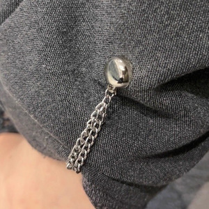 Garment Clips Magnetic Snap Button Rose Gold Silver Gold Gunmetal Black Chain Tapering Tool For Pants Sleeve Hem Fixing - Product Image 4