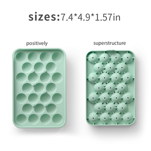 Productos de moda más vendidos, novedades 2025: moldes delgados y redondos para hielo, herramientas para helados, bandejas de silicona para cubitos de hielo para congelador. - Product Image 5
