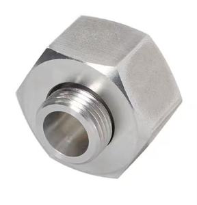 Tuerca Hexagonal M8 para Montaje en Chasis, Interconexión de 21 mm, Acero Inoxidable E30471, Perno de Montaje M8 90 °   Cono Hexagonal de 21 mm - Product Image 1
