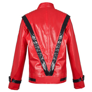 <span class=keywords><strong>Vestito</strong></span> <span class=keywords><strong>di</strong></span> Halloween Costume Michael Jackson Cosplay rosso cappotto <span class=keywords><strong>di</strong></span> pupelle Cosplay Cos Costume da festa - Product Image 3
