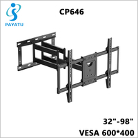 Venta caliente 32-98 pulgadas Universal LED LCD TV Soporte de TV giratorio de montaje en pared de movimiento completo