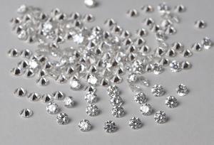 1.25mm White Lab Grown Loose Diamond Round Cut (EF & VS) pour GIA IGI Certifié pour l'application de bijoux - Product Image 2