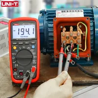 UT139C UNIT Multimeter Digital Rentang Otomatis True RMS Meter Penguji Kapasitor Genggam 6000 Hitungan Voltmeter Suhu B944