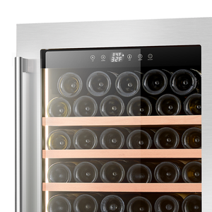 Refrigerador de Bebidas para Exteriores, con Puerta de Vidrio, Capacidad para 41 Botellas, Refrigerador de Vino Tinto, Mini <span class=keywords><strong>Nevera</strong></span> Independiente para el Hogar, con <span class=keywords><strong>Gas</strong></span> R600a, 140L - Product Image 4