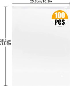 Rectangle Clothing Slider Ziplock Bags T-Shirt Packaging Transparent Clear <b>Waterproof</b> Recyclable Custom Logo Factory Wholesale - Product Image 2