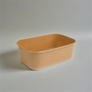 Boîte de restauration rapide jetable de qualité alimentaire 500cc 16oz de haute qualité emballage de saladier en papier kraft - Product Image 2